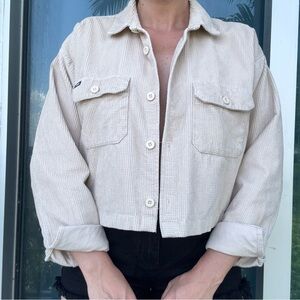 Vans Tan Corduroy Shirt Shacket S